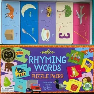 Eeboo Rhyming Words Puzzle